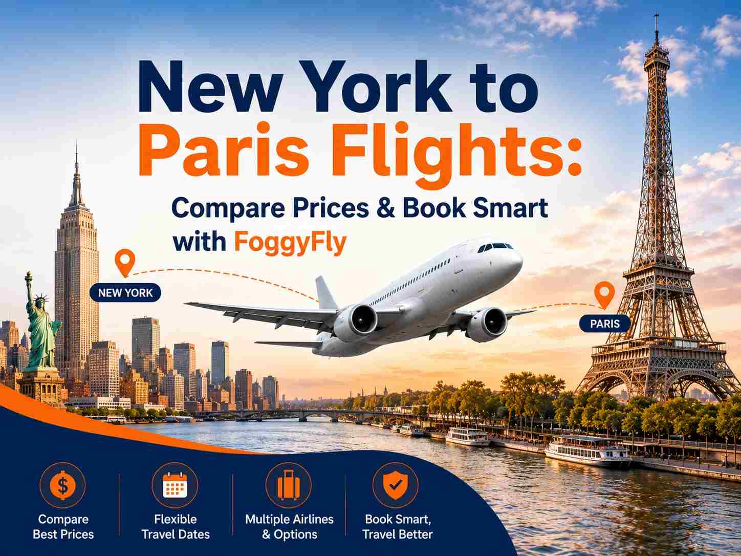 New York to Paris Flights